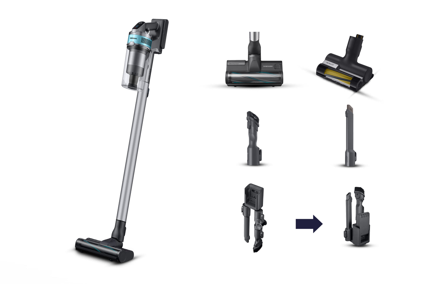 SAMSUNG PED VS20B75AGR1 | CASA | ASPIRAZIONE | SCOPE RICARICABILI | SCOPA RIC S/SACCO 0.8LT 21.6V IN