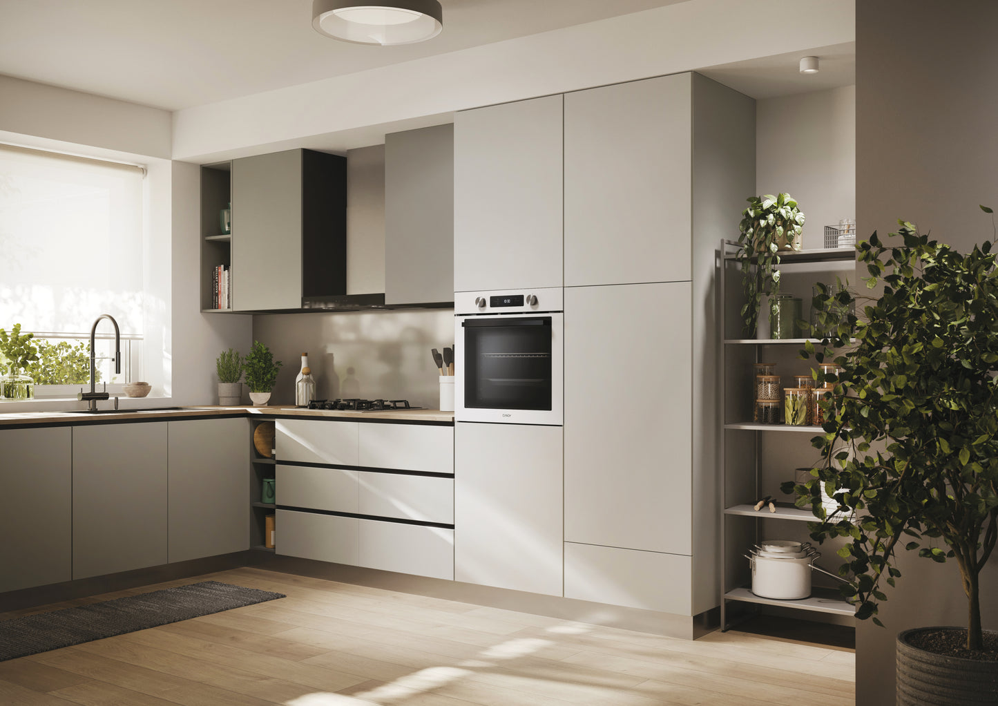 CANDY BI CA6N3T1HTW|33703920|Forno elettrico ventilatoFiniture Vetro Bianco, Classe Energetica A+, C