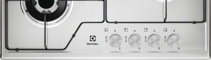 Electrolux BI   KGS6434SX   | 60 cm New Linea Slim Profilo 8 mm- 4 fuochi gas - Bruciatori ad alta e