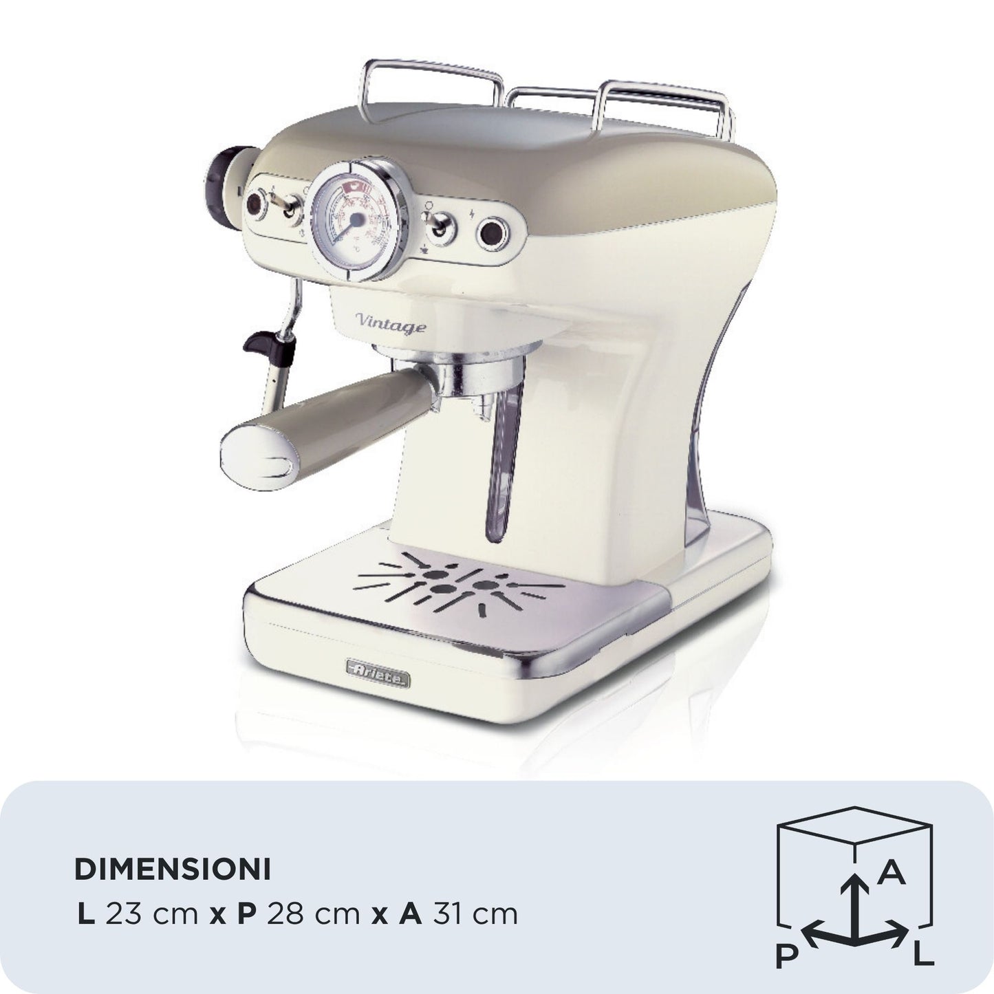 ARIETE PED 1389BEIGE | CAFFE' | M.CAFFE' ESPRESSO PORZIONATO APERTO | M.CAFFE' POLVERE | M.CAFFE' ES