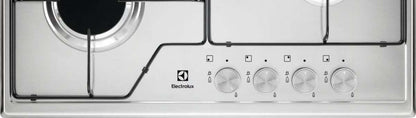 Electrolux BI   KGS6424SX   | 60 cm New Linea Slim Profilo 8 mm- 4 fuochi gas - Bruciatori ad alta e