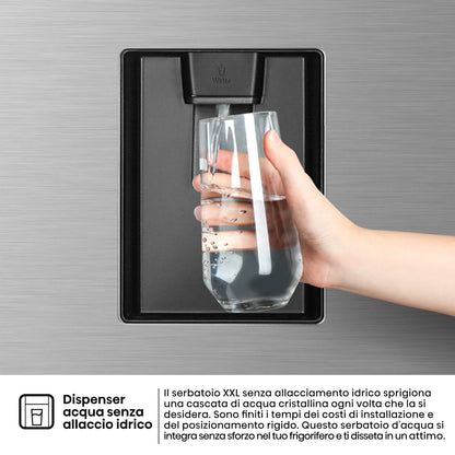 HISENSE BIANCO RT600N4WC2 | FRIGORIFERI | FRIGORIFERI A 2PORTE | FRIGO 2P NO FROST | FRIGO 2P.466LT