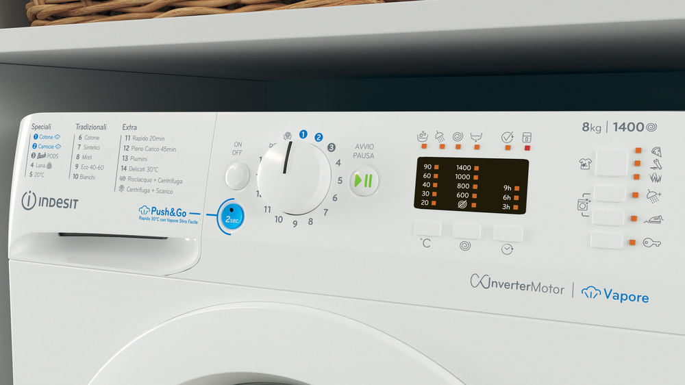 INDESIT BIANCO BWA81496XWVIT | LAVATRICI | LAVATRICI CARICO FRONTALE | LAV. C/FRONTALE 8-8,99KG | LA