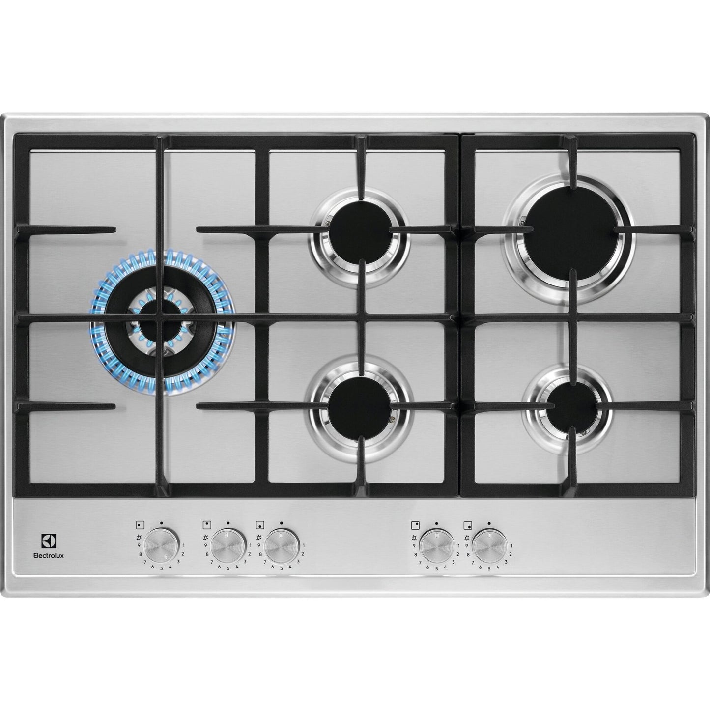 Electrolux BI  Partner KGS7566S2X   | 75 cm Linea Slim Profilo 8 mm - Step Power - 5 fuochi gas - Br