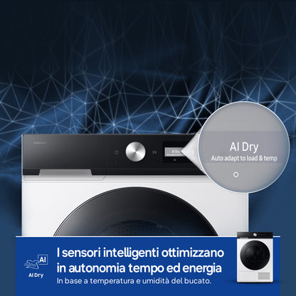 SAMSUNG BIANCO DV90DB7845GEU3 | ASCIUGATRICI | ASCIUGATRICI POMPA DI CALORE | ASCIUG. POMPA DI CALOR