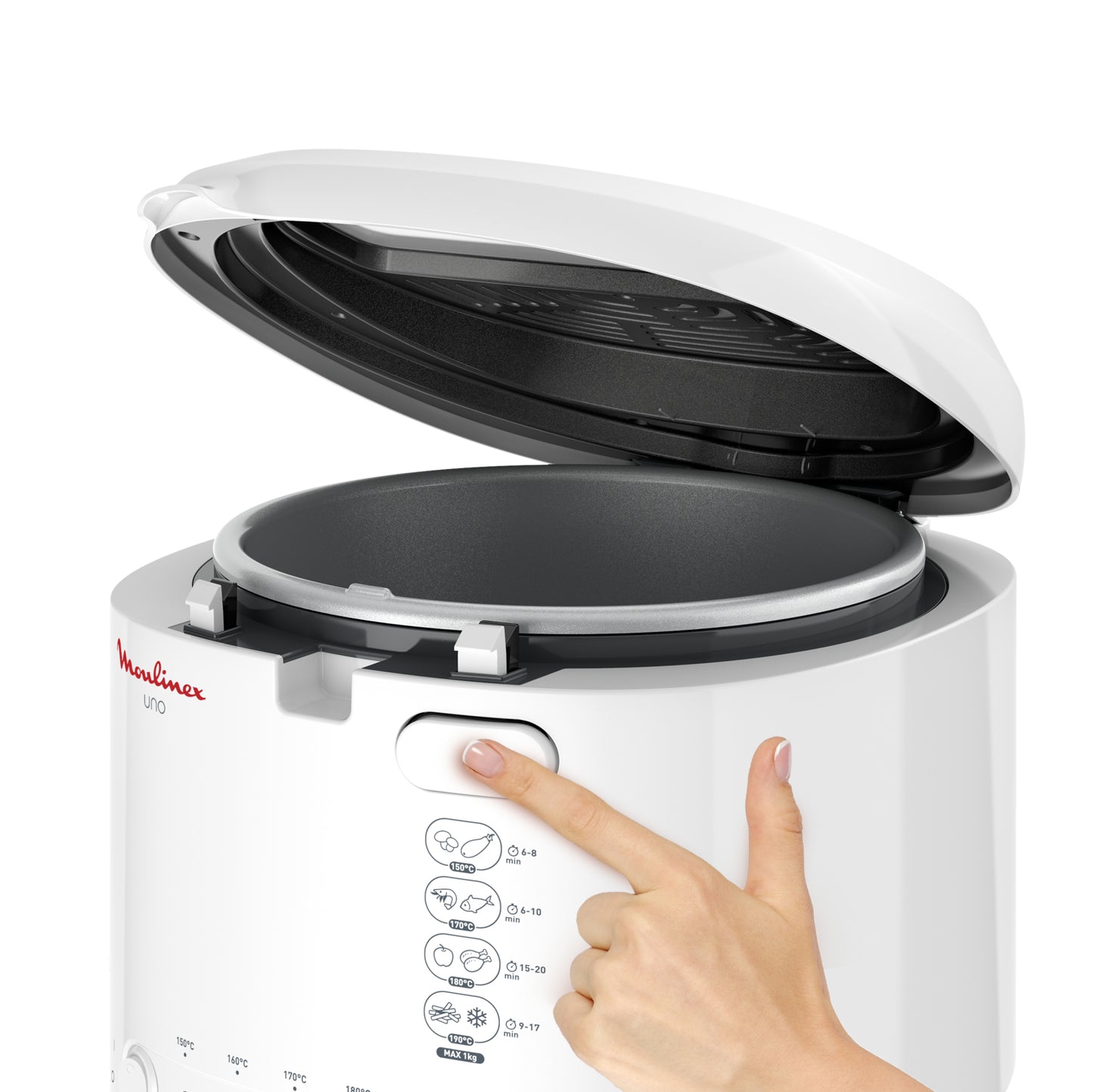MOULINEX PED AF2031 | CUCINA | COTTURA CIBI | FRIGGITRICI | FRIGGITRICE 1.8LT/1KG FRY UNO PLASTIC BI