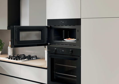 CANDY BI CA38SMBF7XS|38900838|micro nero, 24 lt, potenza 750 W, 9 fuznioni, apertura porte con cerni