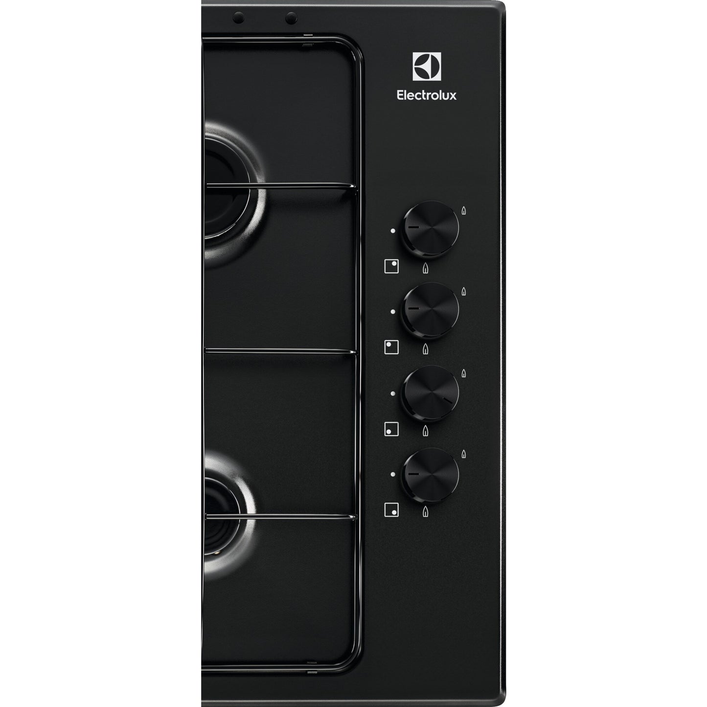 Electrolux BI   KGS6404B   | 60 cm - Slim - Comandi Laterali - 4 fuochi gas - Bruciatori Fiamma Pura