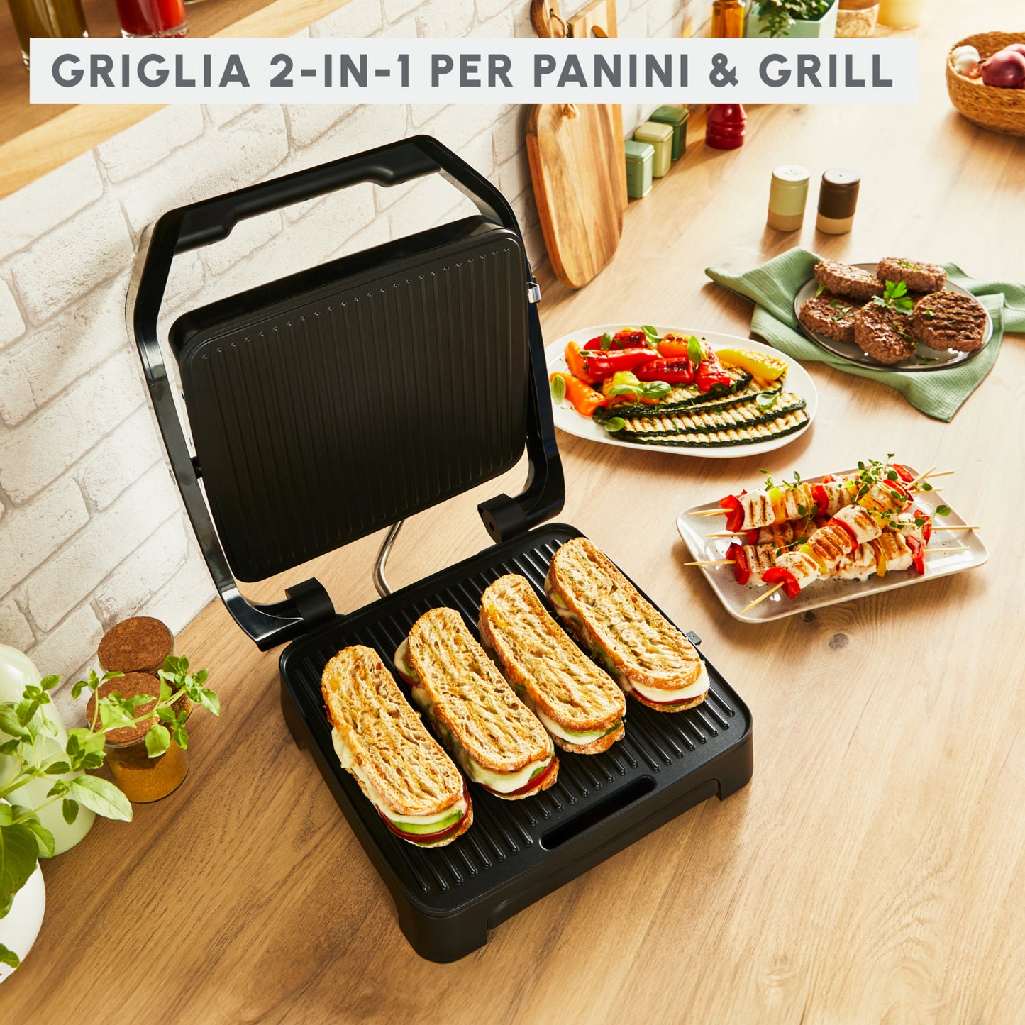 MOULINEX PED GI272D | CUCINA | COTTURA CIBI | GRILL DA CONTATTO | GRILL DA CONTATTO 1830-2180W 2IN1