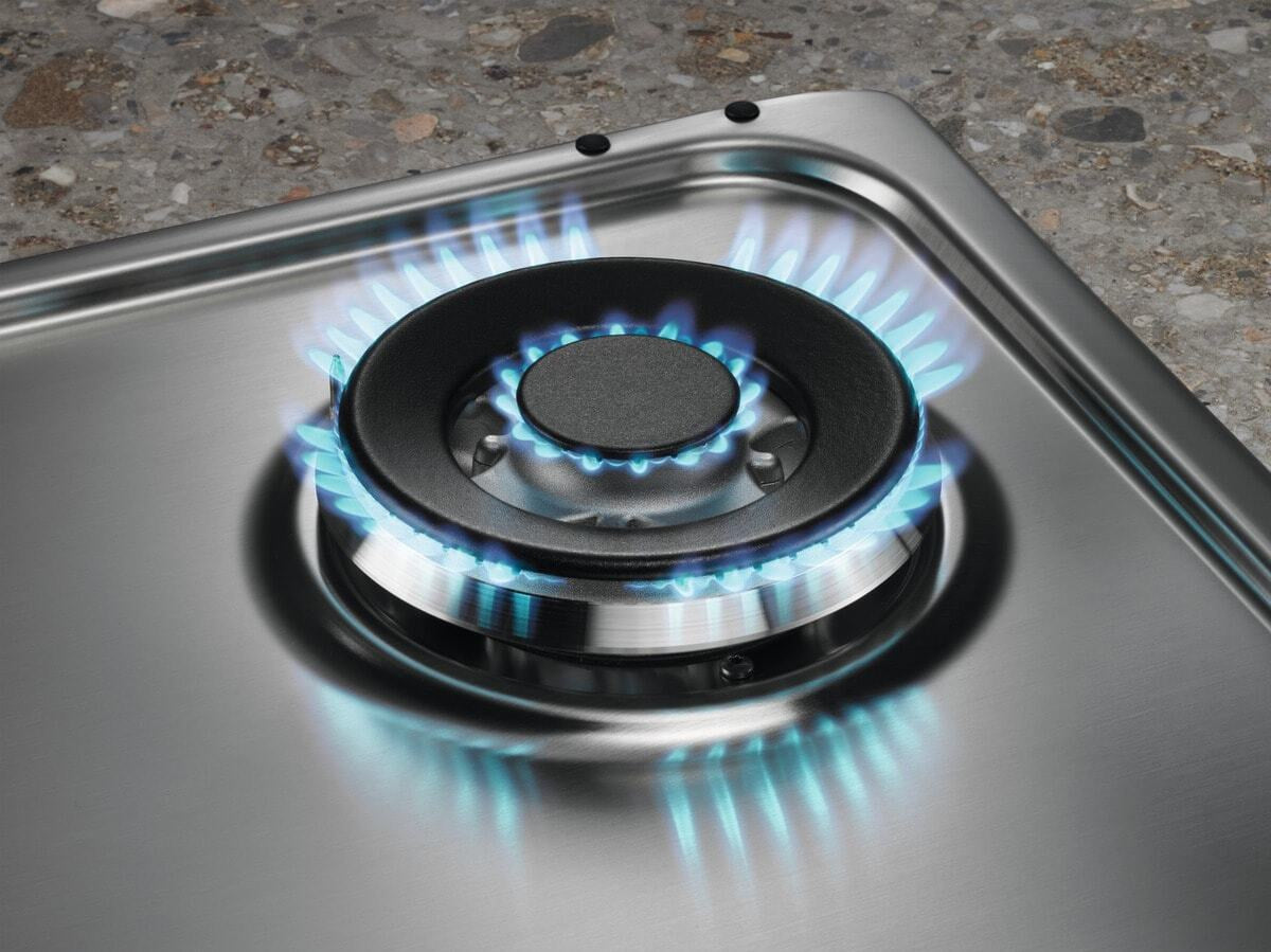 Electrolux BI   PX640UV   | 60 cm Soft - 4 fuochi gas - Bruciatori Fiamma Pura - 1 bruciatore Wok -