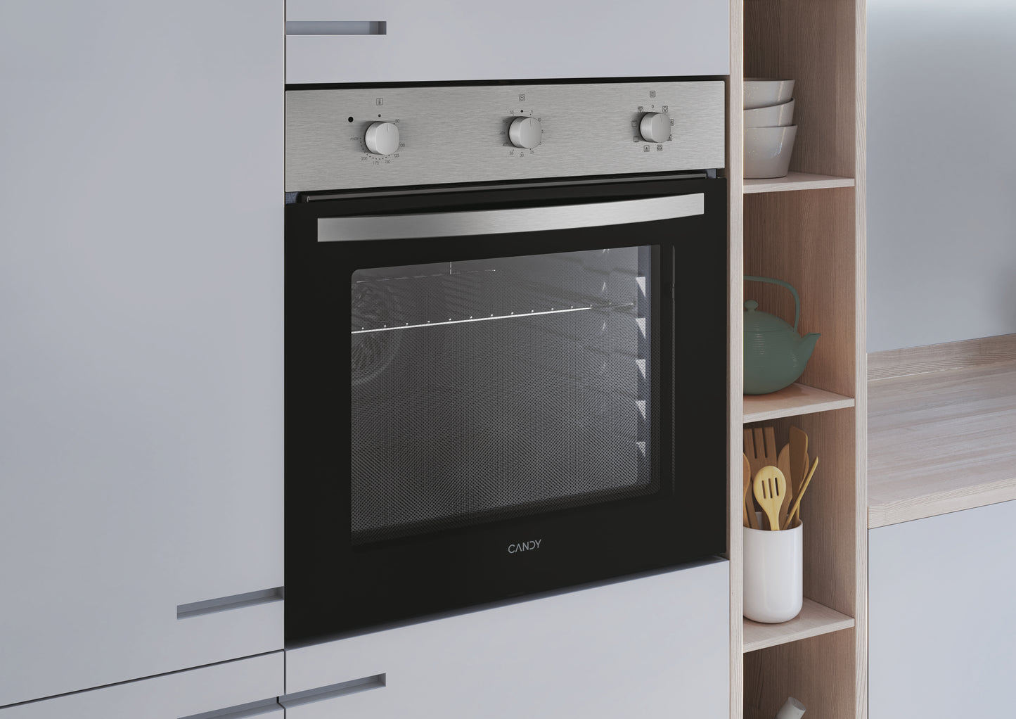 CANDY BI FIDCX602IT|33704375|Forno Multifunzione Tre manopole; 8 funzioni; 65L; Classe energetica: A