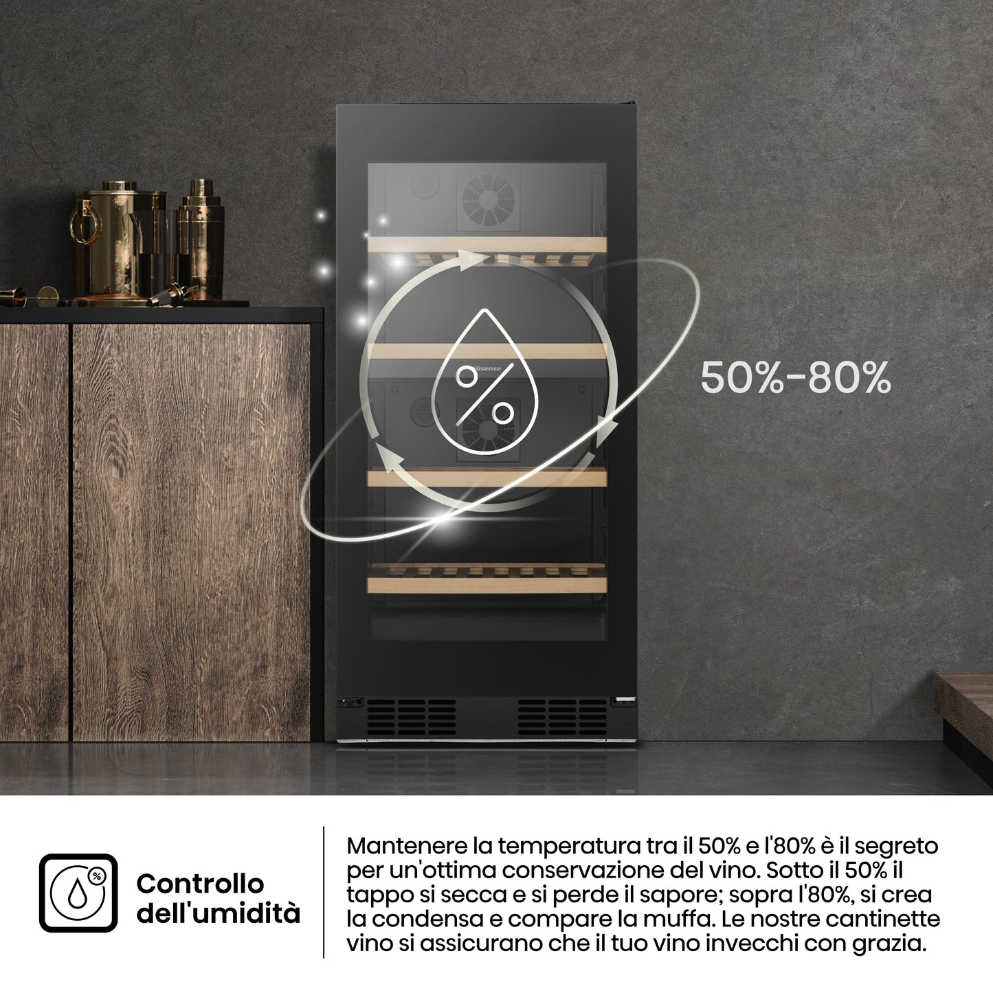 HISENSE BIANCO RW3N230GELF | FRIGORIFERI | CANTINE | CANTINE | CANTINA CE.F 104BOTT. 230LT NO FROST