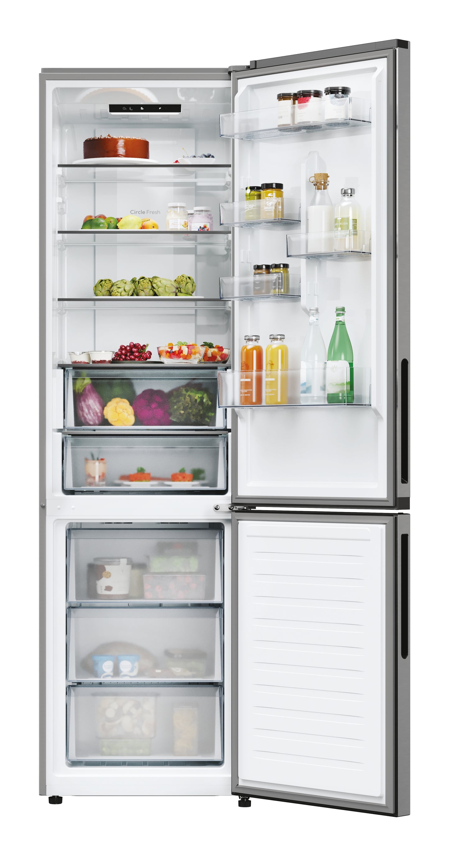 CANDY BIANCO CNCQ2T620EX | FRIGORIFERI | FRIGORIFERI COMBINATI | FRIGO COMBI NO FROST | COMBI 409LT