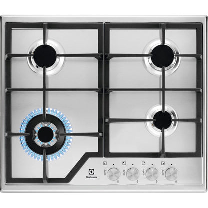 Electrolux BI   KGS6436SX   | 60 cm New Linea Slim Profilo 8 mm- 4 fuochi gas - Bruciatori ad alta e