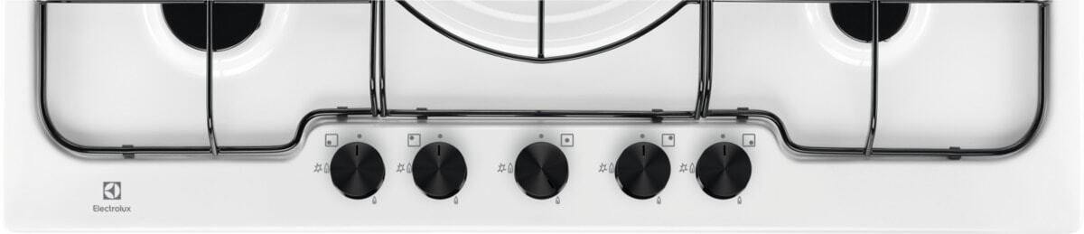 Electrolux BI   PB750UV   | 75 cm Soft - 5 fuochi gas - Bruciatori Fiamma Pura - 1 bruciatore Wok -