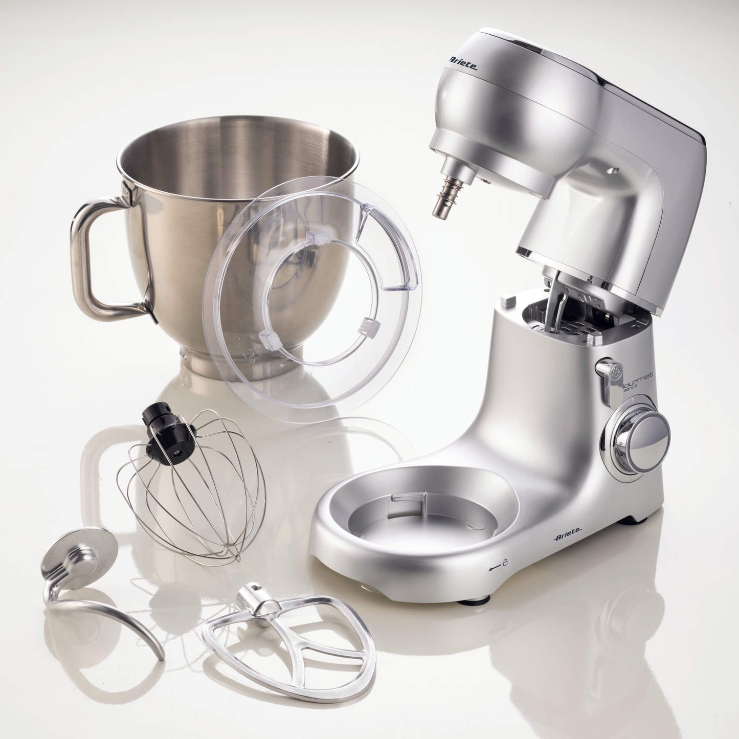 ARIETE PED 1583 | CUCINA | PREPARAZIONE CIBI | IMPASTATORI | IMPASTATORE 1300W 5.2LT TAZZA INOX GOUR