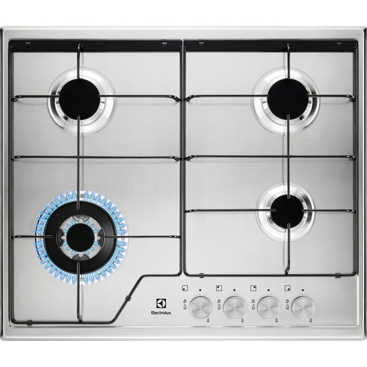 Electrolux BI   KGS6434SX   | 60 cm New Linea Slim Profilo 8 mm- 4 fuochi gas - Bruciatori ad alta e