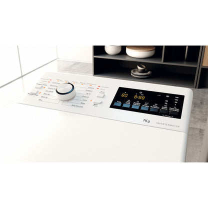 HOTPOINT-ARISTON BIANCO WMTG725BIT | LAVATRICI | LAVATRICI CARICO DALL'ALTO | LAV. C/ALTO 7-7,99KG |