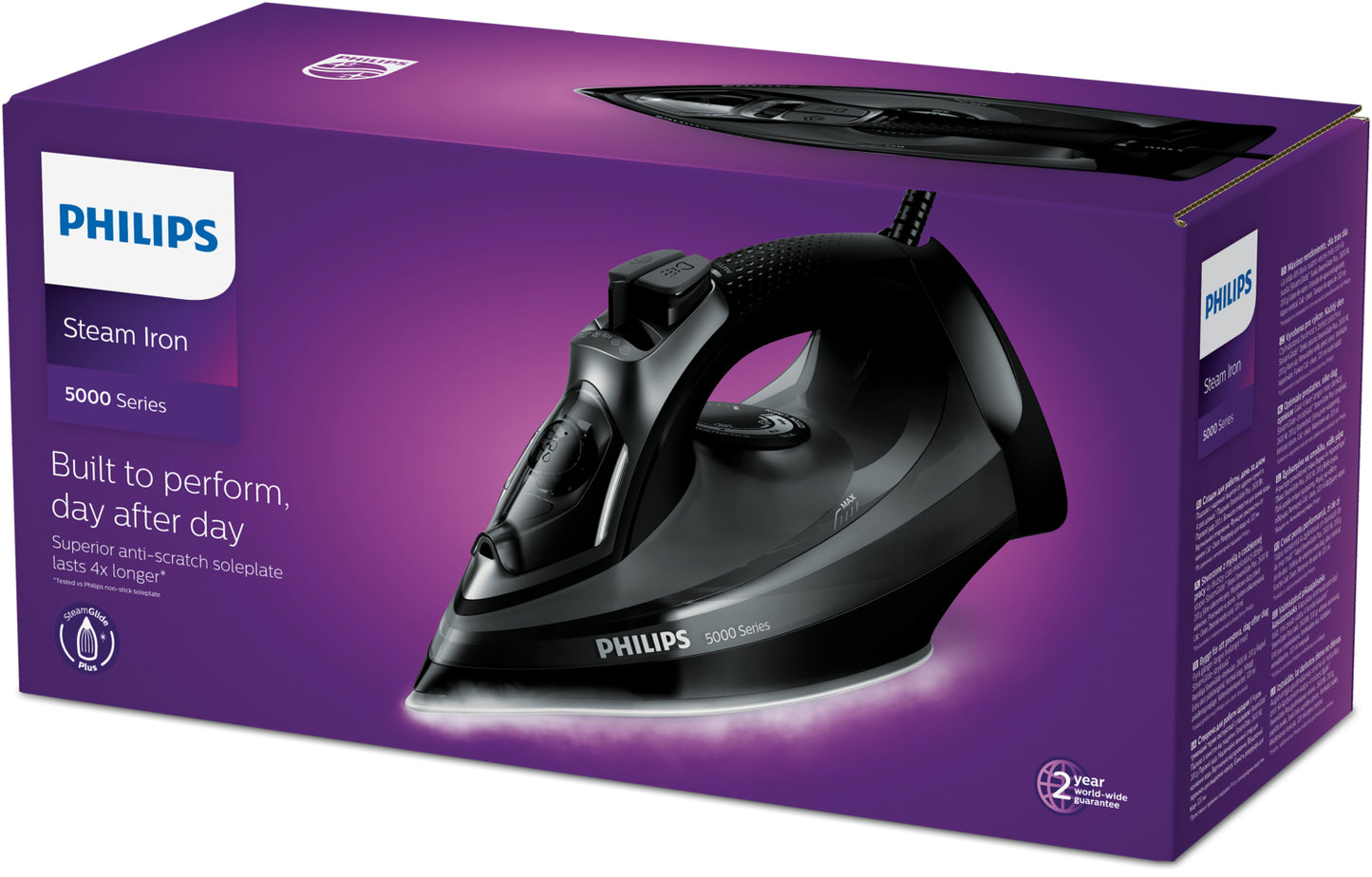 PHILIPS PED DST5040 | CASA | FERRI DA STIRO | FERRO VAPORE | FERRO VAPORE 2600W PIAST.STEAMGLIDE PLU