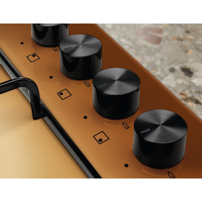 Electrolux BI   KGS6404T   | 60 cm - Slim - Comandi Laterali - 4 fuochi gas - Bruciatori Fiamma Pura