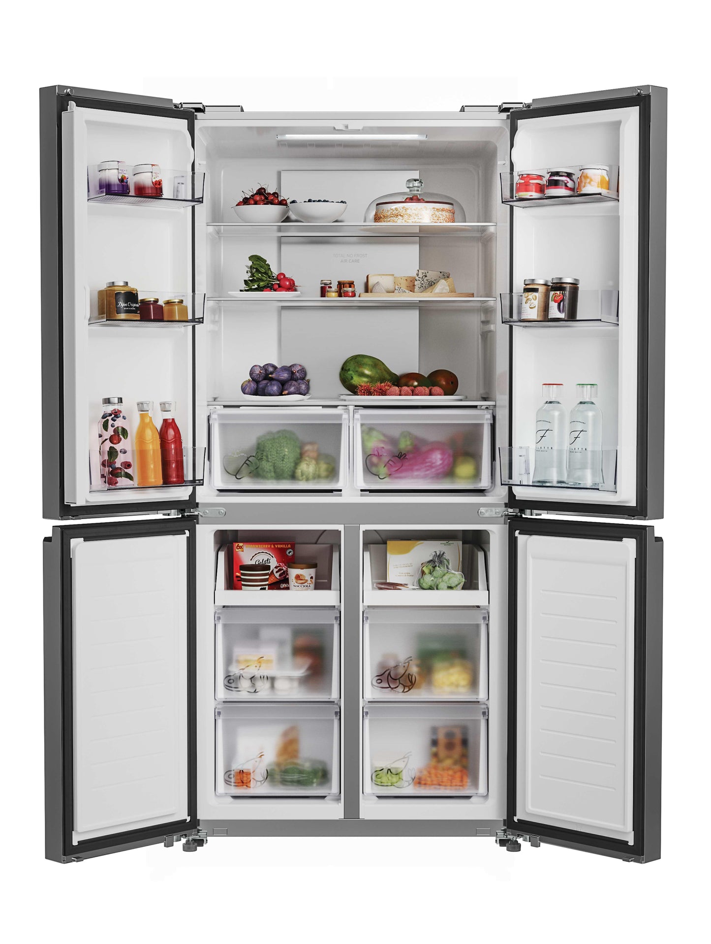 HOOVER FS promo HHCR3818ENPL | 34005430 | Multidoor 4 porte inox dark, 1815x833x650 |  | E