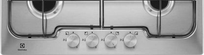 Electrolux BI   PX640UV   | 60 cm Soft - 4 fuochi gas - Bruciatori Fiamma Pura - 1 bruciatore Wok -
