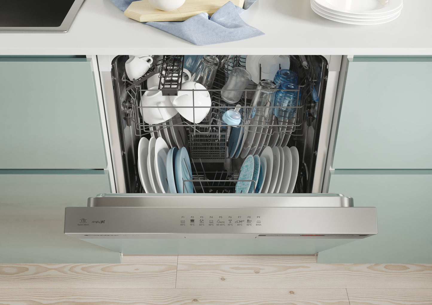 CANDY BI CH3C4F0S|32901905|Lavastoviglie 60 cm Parzialmente integrata ;Classe Energetica C; Rumorosi