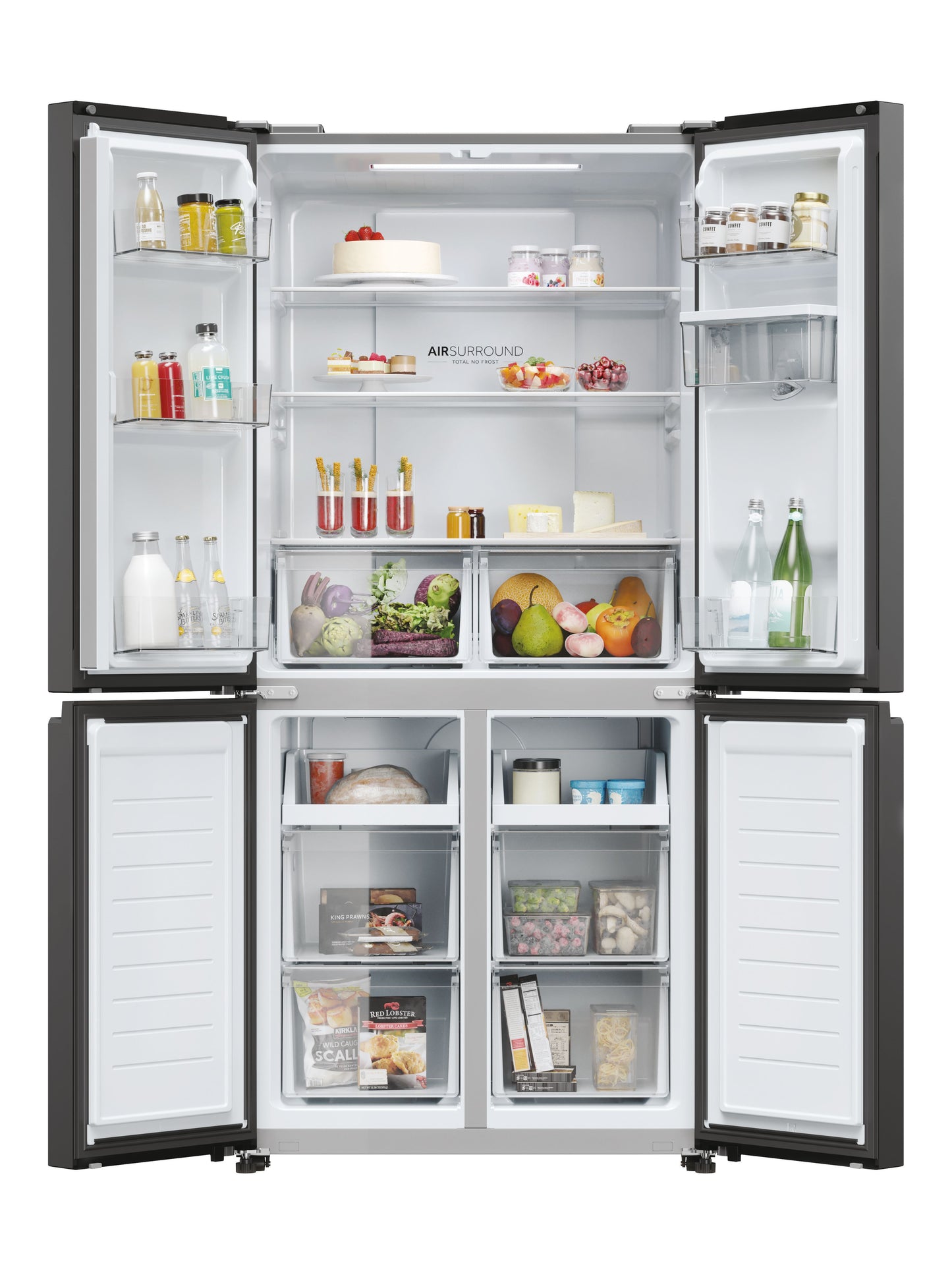 HAIER FS HCR3818EWPT | 34005702 | COOLING FS | CUBE 83 SERIE 3 | Multidoor | Refrigerator | Multidoo