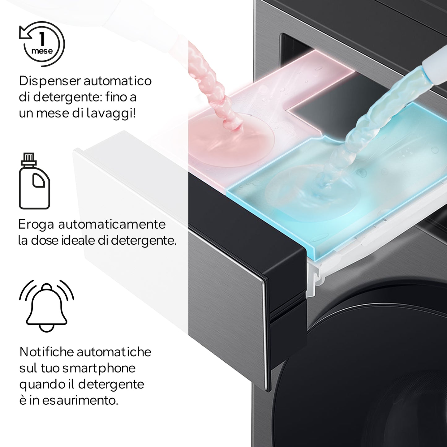 SAMSUNG BIANCO WF90F09C4SU3 | LAVATRICI | LAVATRICI CARICO FRONTALE | LAV. C/FRONTALE 9-9,99KG | LAV