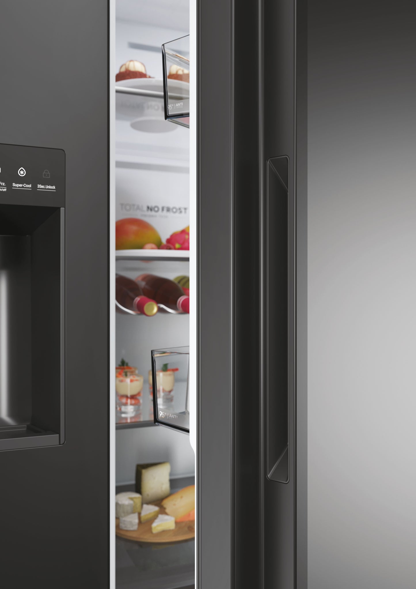 HAIER FS HSW59F18EIPT | 34005274 | COOLING FS | SBS 90 SERIE 5 | SxS | Refrigerator | SxS 180x90cm,