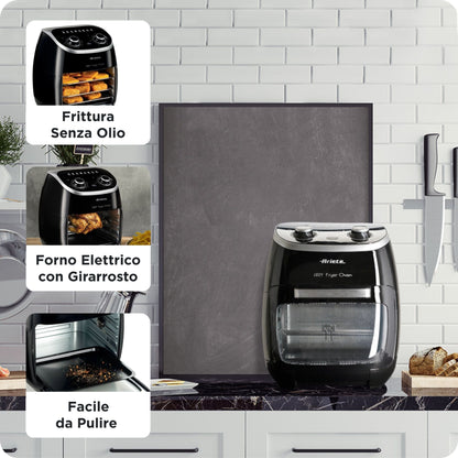 ARIETE PED 4619 | CUCINA | COTTURA CIBI | FRIGGITRICI | FRIGGITRICE AD ARIA 2000W 11L AIRY FRYER OVE