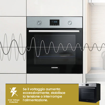 SAMSUNG FINE SERIE NV68A1110BS/ET | FORNO SAMSUNG SINGLE FAN, CLASSE : A, 68L
