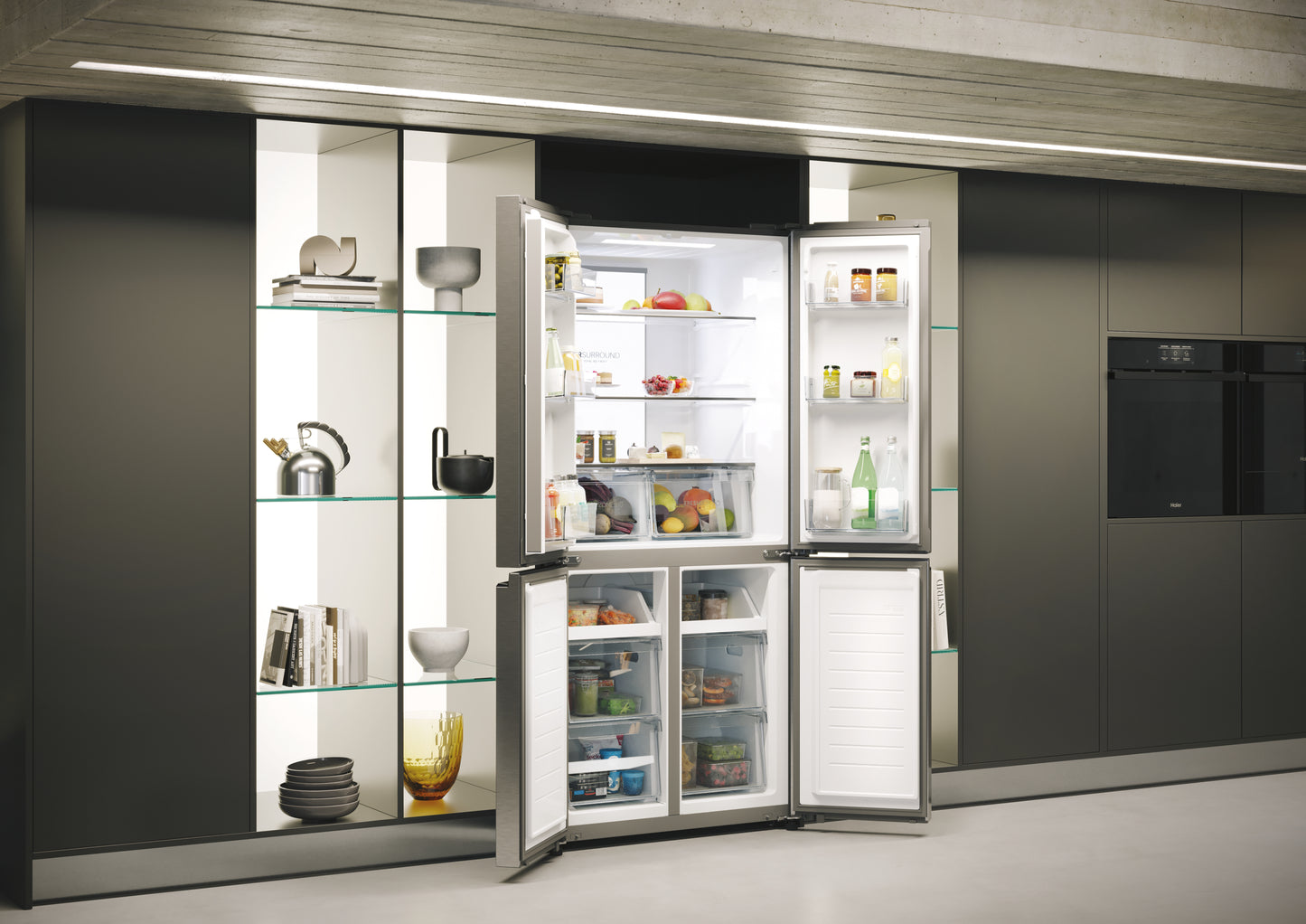 HAIER FS HCR7818DNMM | 34005789 | COOLING FS | CUBE 83 SERIE 7 | Multidoor | Refrigerator | Multidoo
