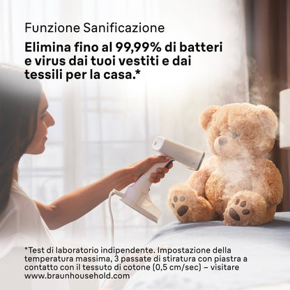 BRAUN PED GS5011PU | CASA | FERRI DA STIRO | FERRO VERTICALE | STIRATORE VERTICALE 1200W QUICKSTYLE