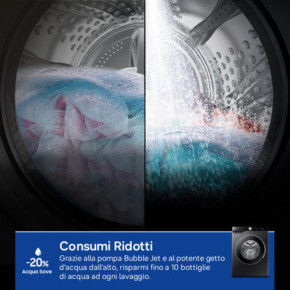 SAMSUNG BIANCO WW10FG6U94LBU3 | LAVATRICI | LAVATRICI CARICO FRONTALE | LAV. C/FRONTALE 10-10,99KG |
