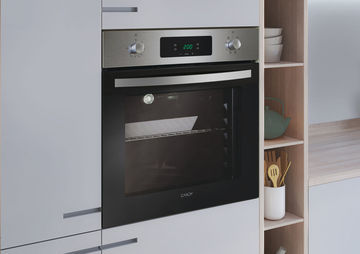 CANDY BI SMALT FIDCX605 | 33703431 | FORNO VENTILATO, 65 LITRI, CONTENUTI EXTRA, CLASSE A+, INOX