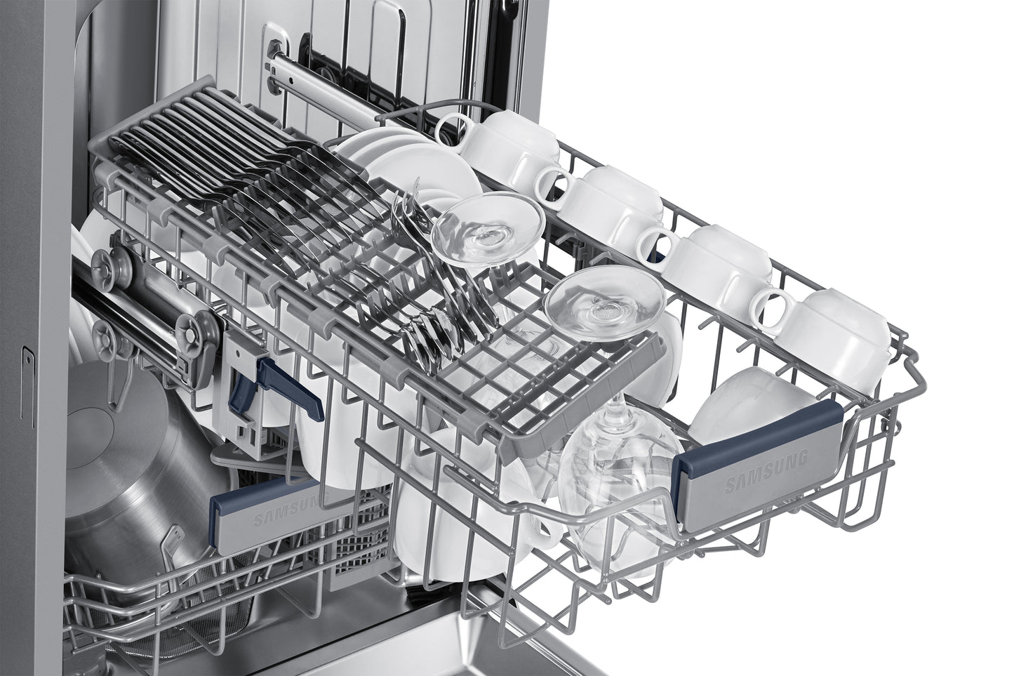SAMSUNG SELECTION DW50R4060BB/EO | Lavastoviglie da Incasso Slim Samsung, 9 Coperti, Rumorosita': 44