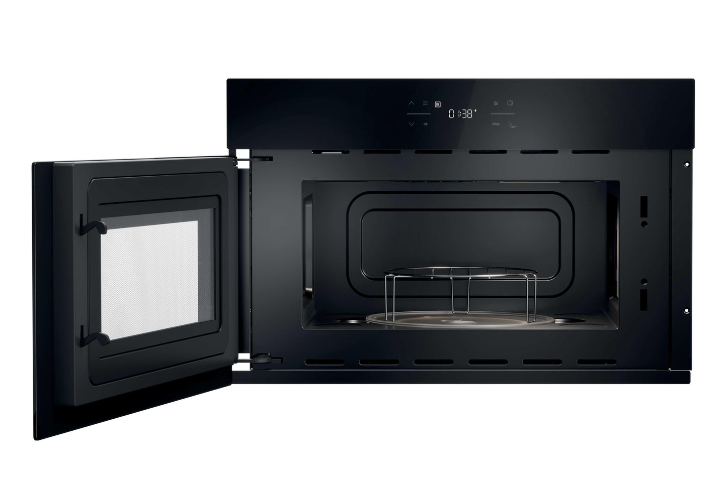 CANDY BI CA38SMBF7XS|38900838|micro nero, 24 lt, potenza 750 W, 9 fuznioni, apertura porte con cerni