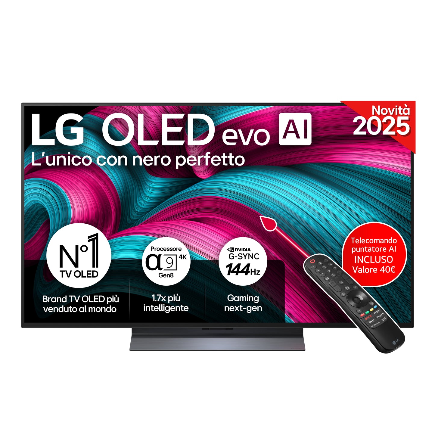 LG ELETTRONICA OLED48C55LA | TV | TV OLED | TV OLED 43" - 49" | TV OLED EVO 48"UHD 4K DVBT2/S2 SMART