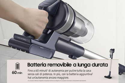 SAMSUNG PED VS15A60AGR5 | CASA | ASPIRAZIONE | SCOPE RICARICABILI | SCOPA RIC. S/SACCO 0.8LT 21.6V I