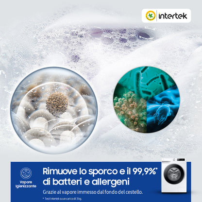 SAMSUNG BIANCO WW90DG6U25LEU3 | LAVATRICI | LAVATRICI CARICO FRONTALE | LAV. C/FRONTALE 9-9,99KG | L
