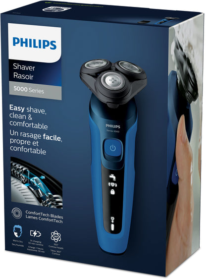 PHILIPS PED S5466 | CURA PERSONA | RASATURA | RASOIO ELETTRICO | RASOIO RIC 3LAME W&D LED AUT.50MIN