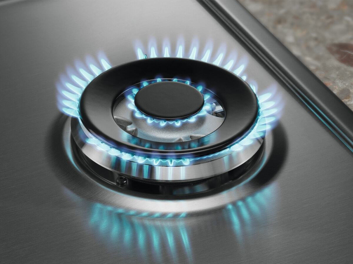 Electrolux BI   PX640UV   | 60 cm Soft - 4 fuochi gas - Bruciatori Fiamma Pura - 1 bruciatore Wok -