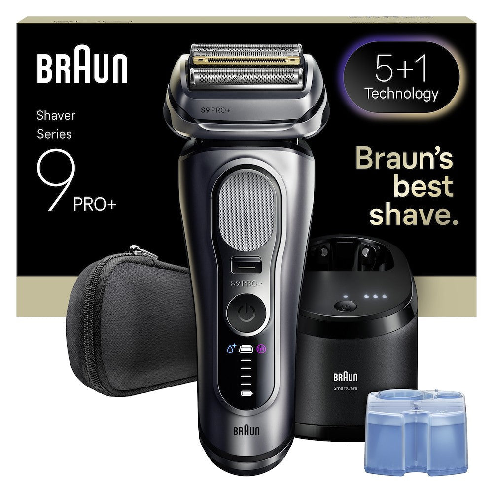 BRAUN PED 9667CC | CURA PERSONA | RASATURA | RASOIO ELETTRICO | RASOIO RIC. 5+1ELEM. W&D LED AUT.60M