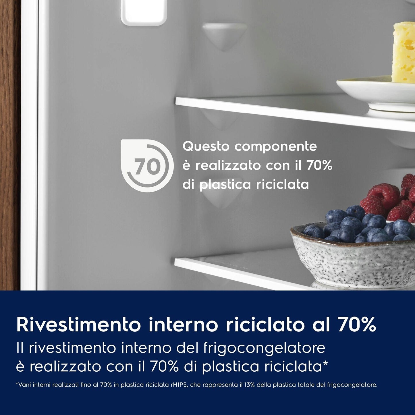 Electrolux BI   KUN7NE18S   | Congelatore Armadio - No Frost - Classe energetica E -h 1720mm - Parte