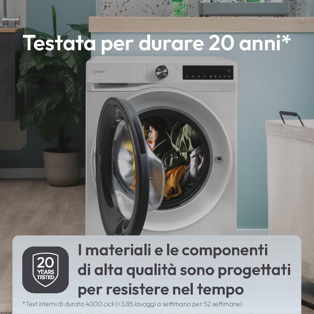 CANDY BIANCO BR49B8S | LAVATRICI | LAVATRICI CARICO FRONTALE | LAV. C/FRONTALE 9-9,99KG | LAV.C/FRON