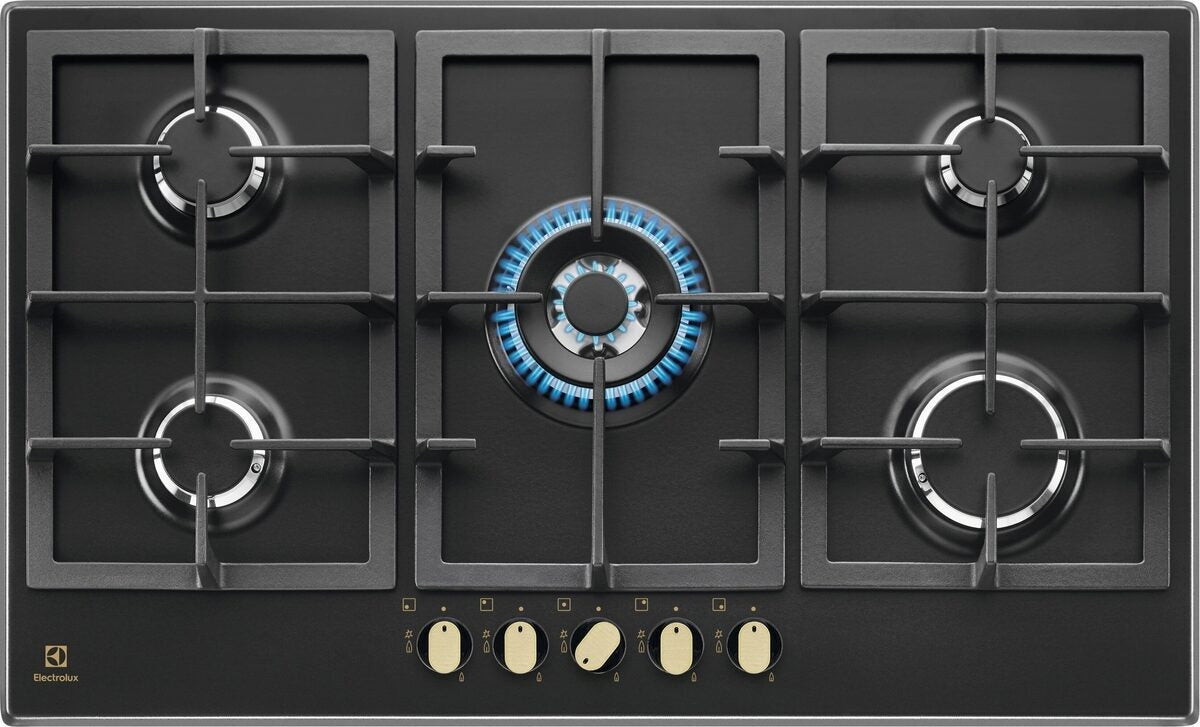 Electrolux BI   KGS9536RN   | 90 cm Slim 2.0 Profilo 8 mm - WOK- 5 fuochi gas - bruciatori ad alta e