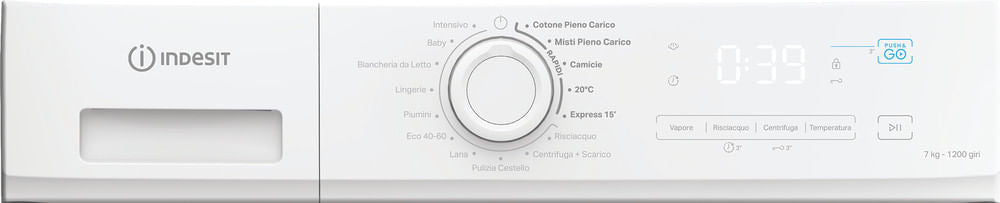 INDESIT BIANCO IMA762MYTIMEIT | LAVATRICI | LAVATRICI PROFONDITA' RIDOTTA | LAV.SLIM FINO 48CM 7-7,9
