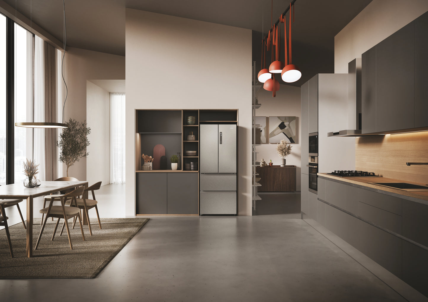 HAIER BIANCO HFR3718ENMM | FRIGORIFERI | FRIGORIFERI A 3PORTE/OLTRE | FRIGO 3P/OLTRE NO FROST | FRIG