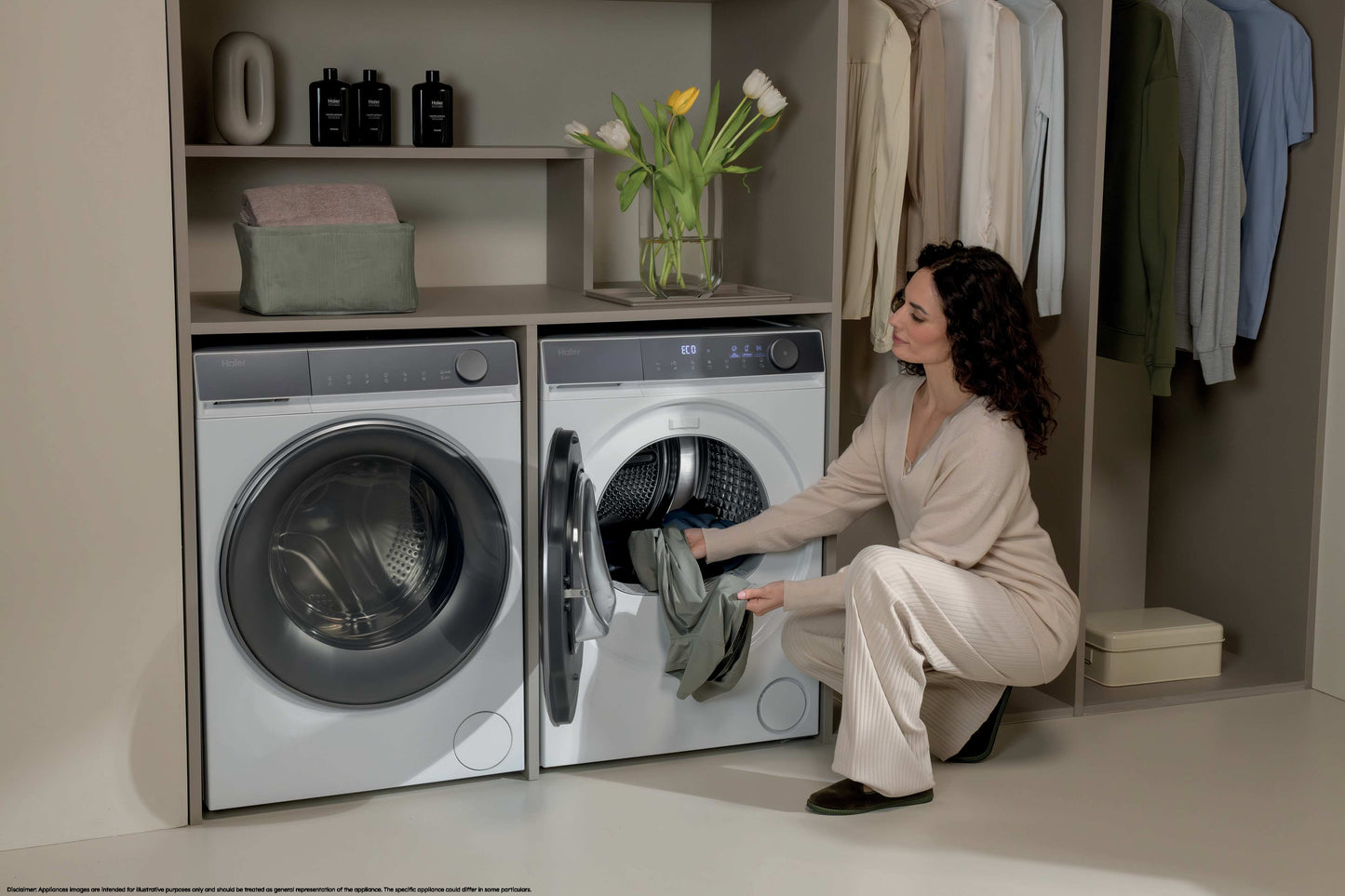 HAIER BIANCO HD90A367U1IT | ASCIUGATRICI | ASCIUGATRICI POMPA DI CALORE | ASCIUG. POMPA DI CALORE 9-